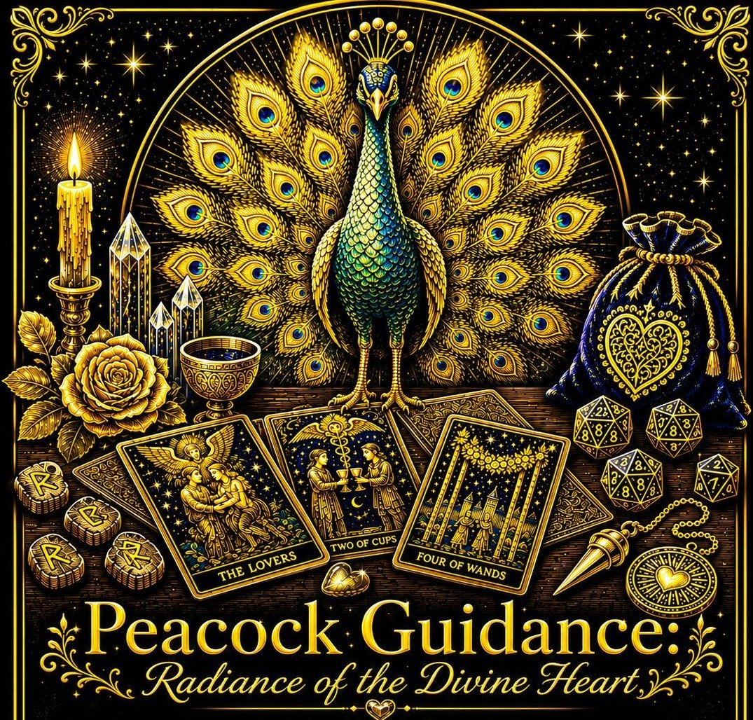 Peacock Guidance: Radiance of the Divine Heart