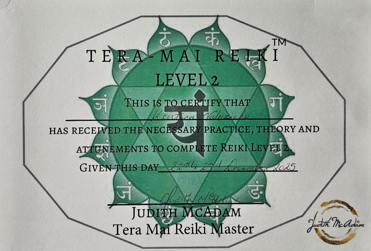 Reiki Level 2