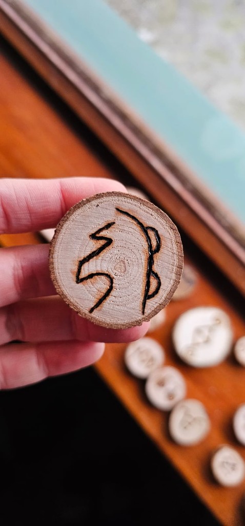 Ancient Rune Wooden Symbol