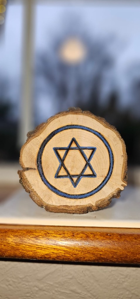 Star of David Wooden Symbol